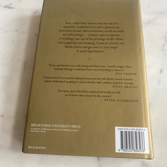 Living Large The World Of Harold Mitchell Hardcover Book - Picture 4 of 4